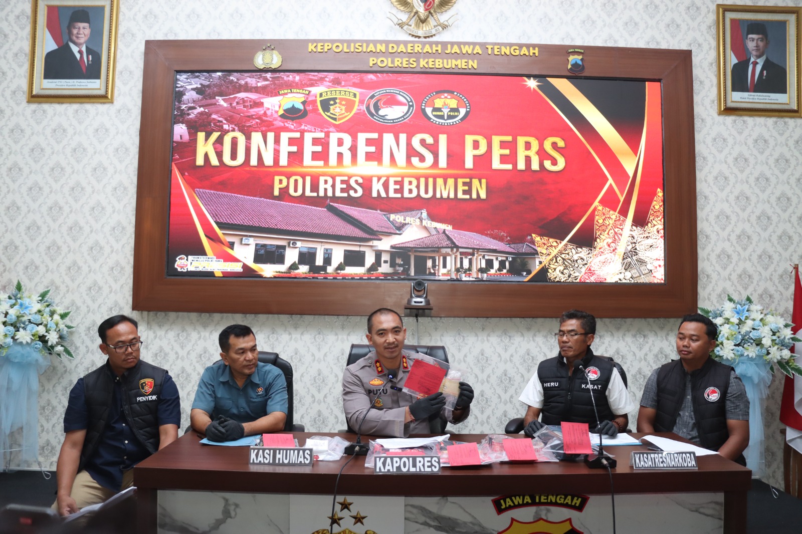 Polres Kebumen Ungkap Peredaran Sabu 28,9 Gram
