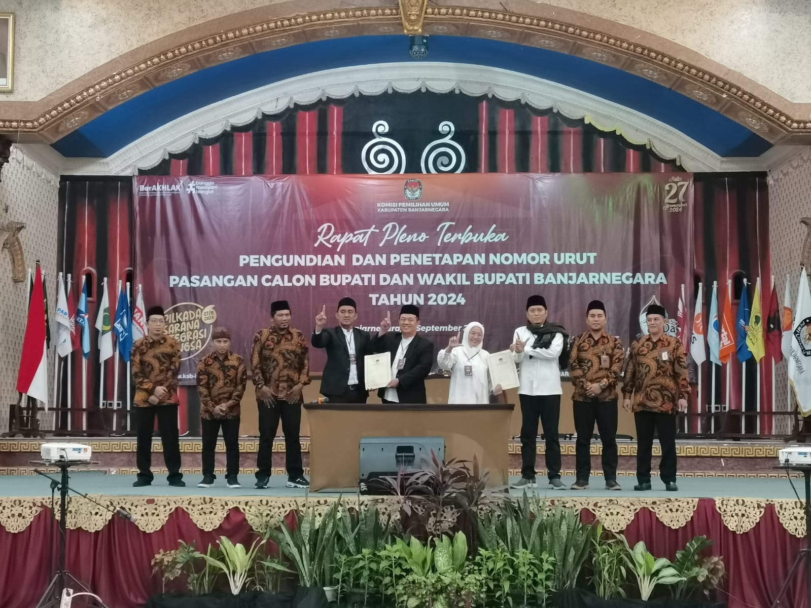 Hari Ini, KPU Banjarnegara Gelar Debat Antar Pasangan Calon Putaran Pertama