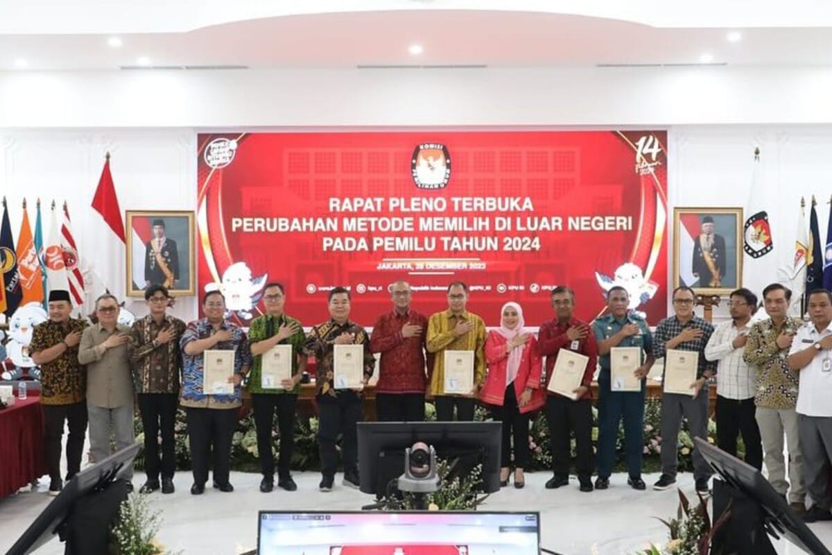 KPU Ubah Metode Pemilihan Suara Pemilu 2024 Bagi Warga Indonesia di Luar Negeri