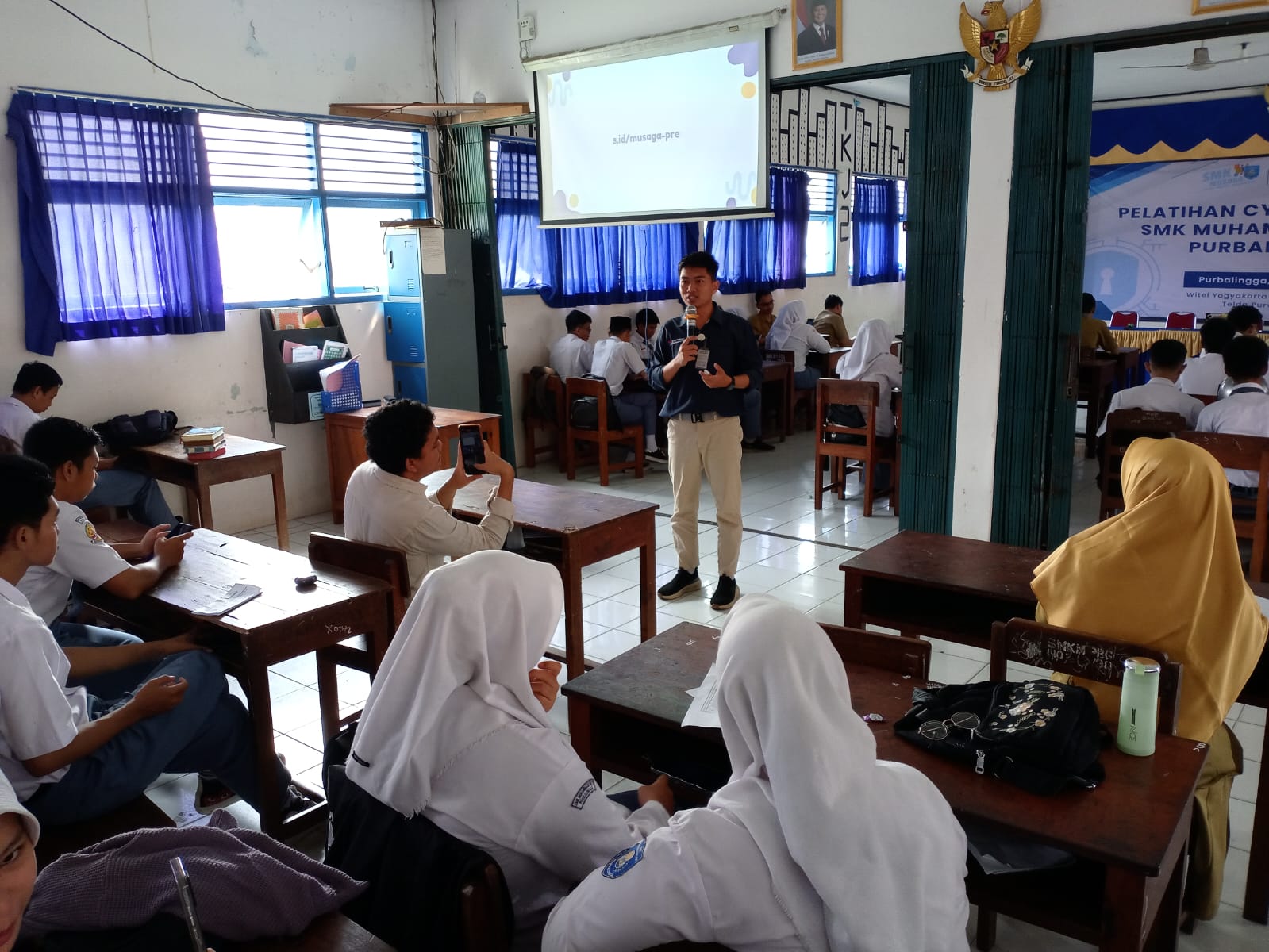 Telkom Berikan Pelatihan Cyber Security di SMK Muhammadiyah 1 Purbalingga