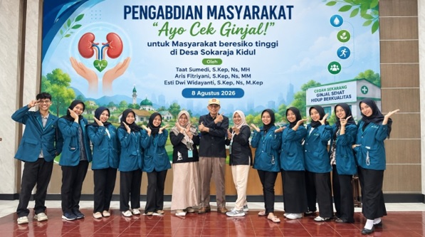 Program Ayo Cek Ginjal!: Pemeriksaan Ureum dan kreatinin Masyarakat Berisiko Tinggi di Desa Sokaraja Kidul