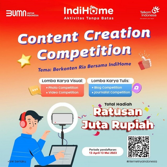 IndiHome Gelar Content Creation Competition Berhadiah Ratusan Juta Rupiah