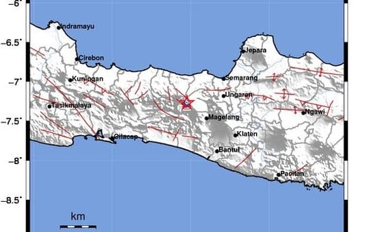  Gempa M 2,6 di Wonosobo Terasa Hingga Banjarnegara