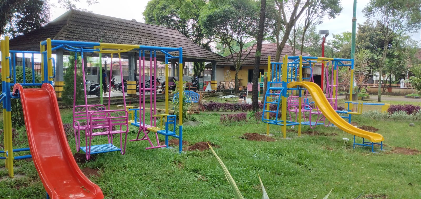 Mau Jalan-jalan ke Taman Andang Pangrenan Purwokerto, Kini Sudah Tambah 14 Unit Permainan Anak