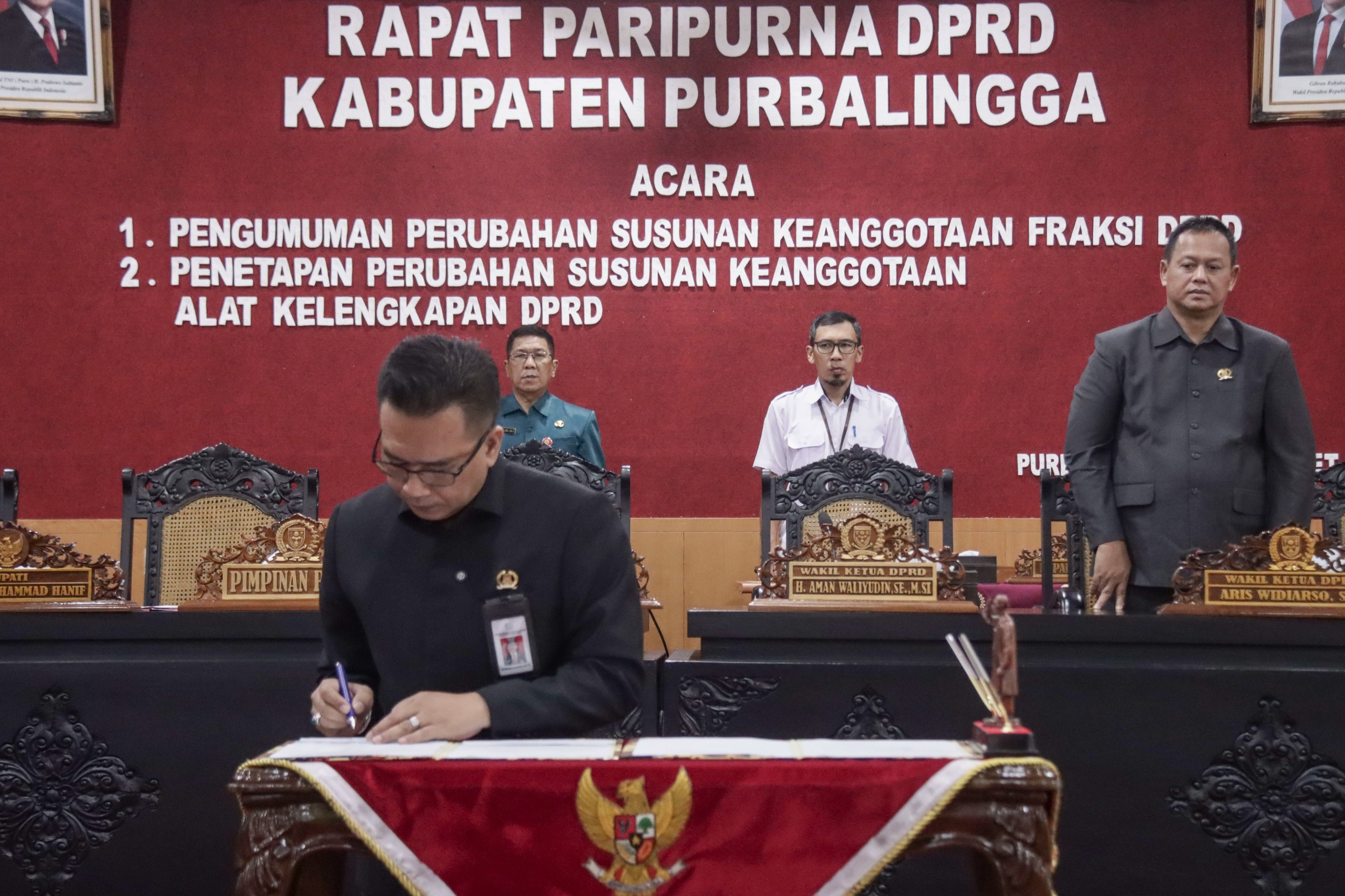 Alat Kelengkapan DPRD Purbalingga Resmi Diubah, Ini Daftar Ketua dan Pimpinan Komisi Terbaru