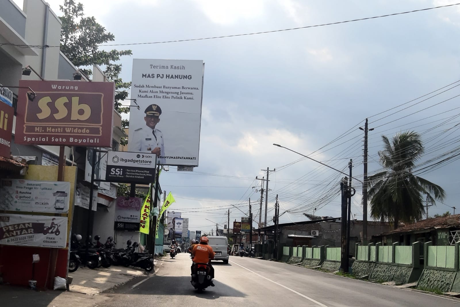 Reklame Berisi Ucapan Terima Kasih Pj Hanung Belum Berizin