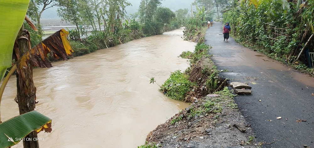 Ini Taksiran Kerugian Persawahan Karena Luapan Sungai Laban