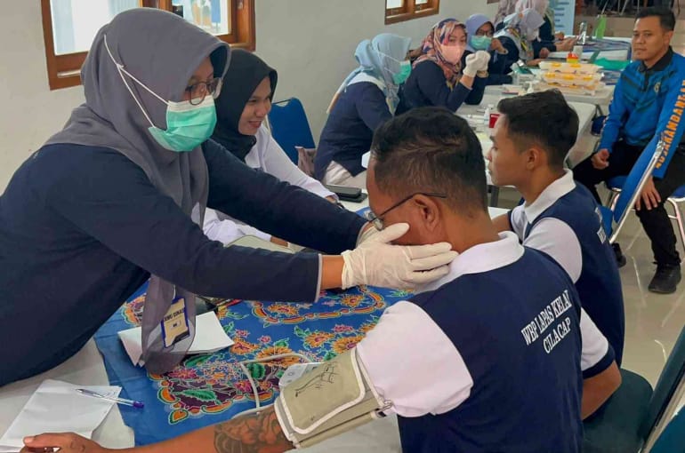 Deteksi Dini TBC, Lapas Cilacap Periksa Kesehatan Warga Binaan