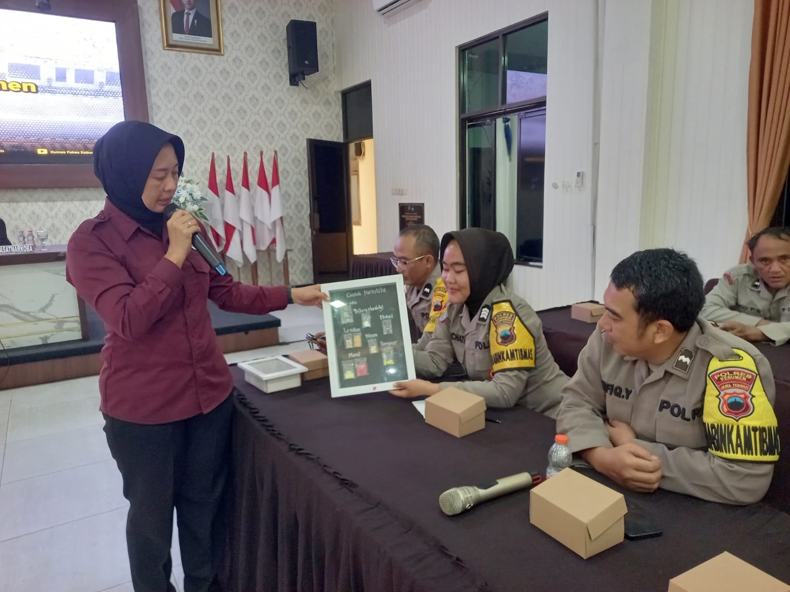 Polres Kebumen Gelar Pelatihan Waspadai Penyalahgunaan Narkoba Sasar Pelajar