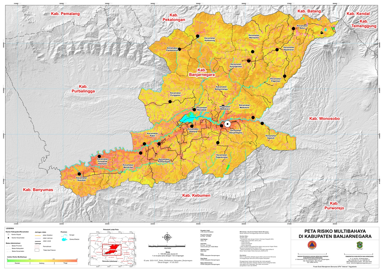205 Desa di Banjarnegara Masuk Zona Merah Bencana, BPBD: Waspadai Longsor hingga Puting Beliung