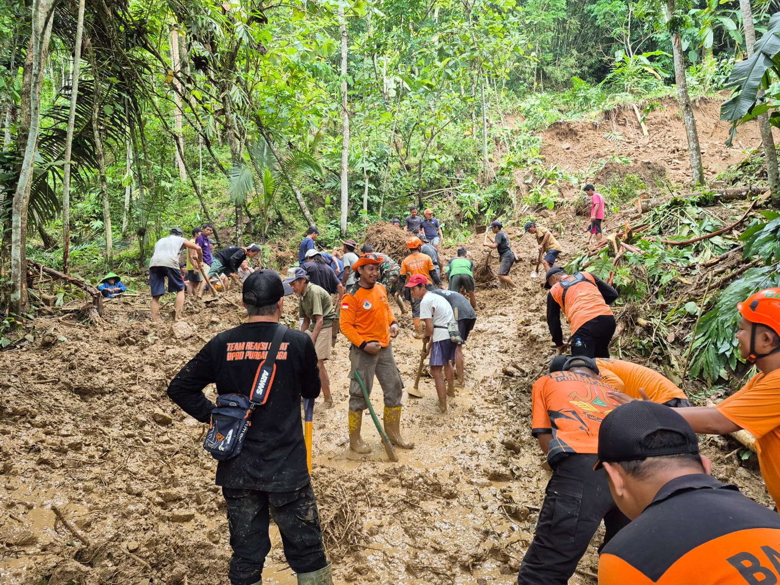 Jalan Putus Total, Alat Berat Bakal Diturunkan untuk Bersihkan Material Longsor di Desa Kaliori