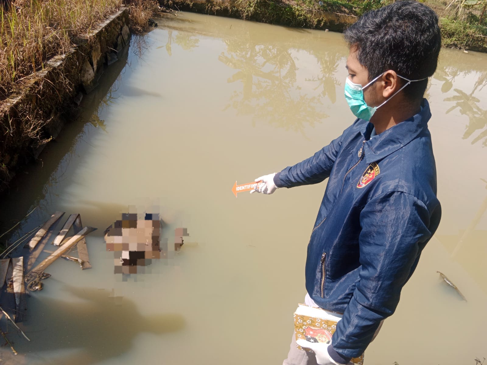 Warga Wanareja Cilacap Geger, Ditemukan Mayat Pria Mengapung di Kolam Ikan 