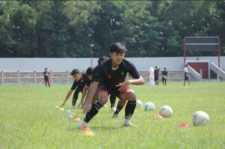 Usai Libur Lebaran, Tim Sepakbola Popda Purbalingga Digenjot Latihan 2 Kali Sehari