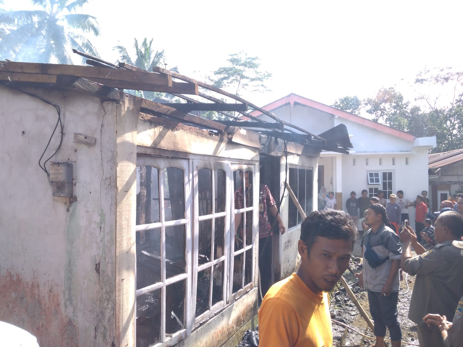 Kronologi TV Meledak, Kebakaran Menimpa Rumah Nidam di Kemutug Lor Baturraden