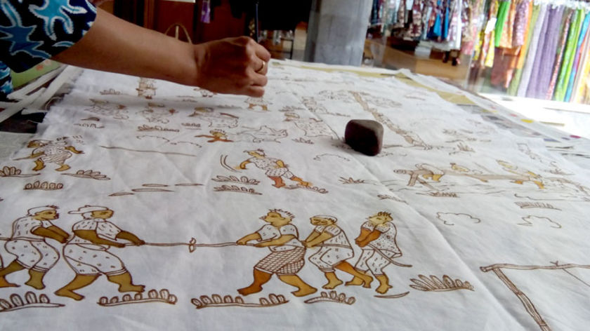 Batik Banyumas Motif HUT RI Laku Keras