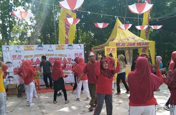 Gerakan Lawan Angin, Bangkit Dengan Bejo Di 77 Titik Senam Sehat dan Jalan Sehat