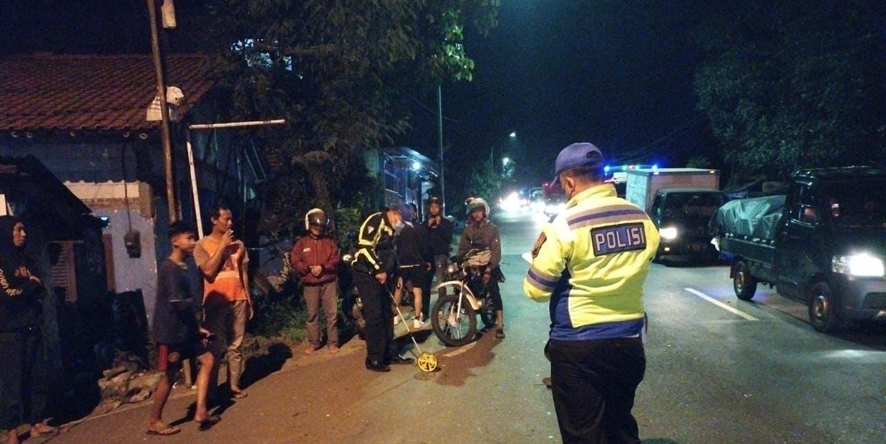 Kecelakaan Maut, Bus Vs Motor Di Jalan Raya Ajibarang, 1 Orang Tewas 