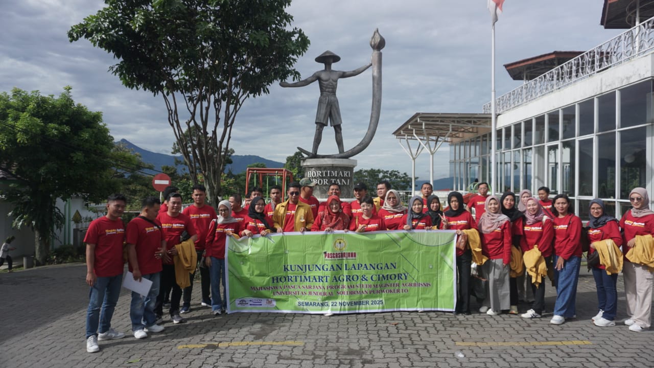 Kaji Langsung  di Lapangan, Mahasiswa Pascasarjana Agribisnis Unsoed Kunjungi Cimory