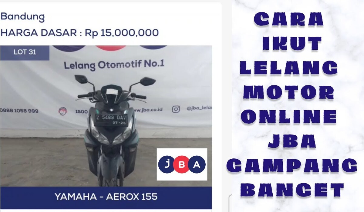 Panduan Membeli Motor Murah Hasil Lelang Online