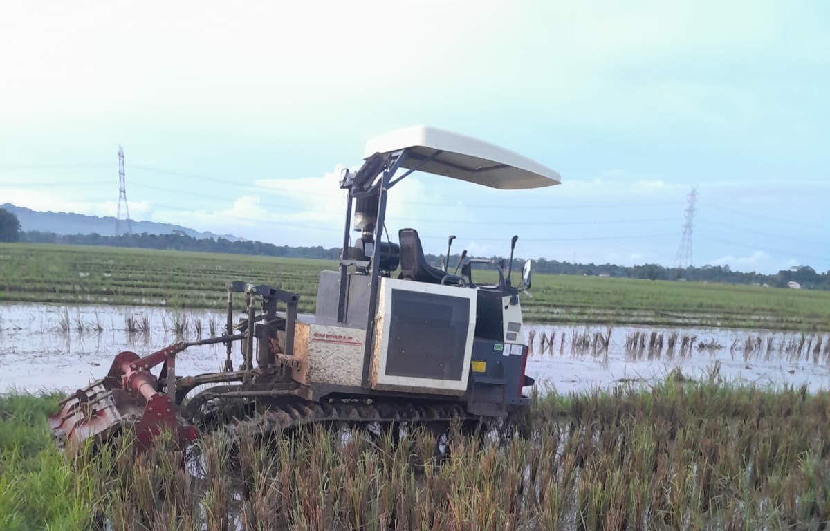 Pengolahan Lahan Ganakan Traktor Rotavator Efektif, Meski Boros Solar 