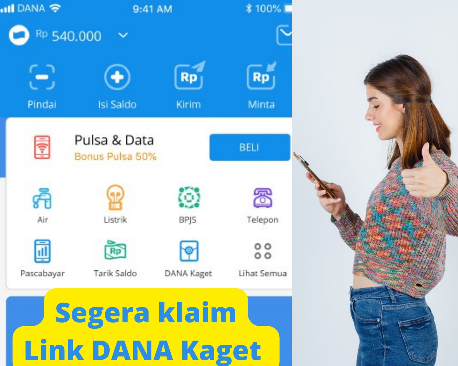 Link DANA Kaget Terbaru Hari Ini, Segera Klaim DANA Gratis Sampai Ratusan Ribu Rupiah