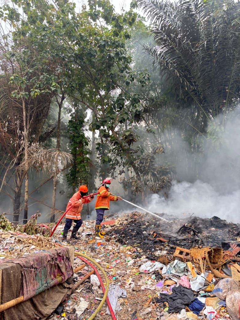 TPS Sumber Sumampir Purwokerto Terbakar, Api Muncul Usai Ledakan Kecil