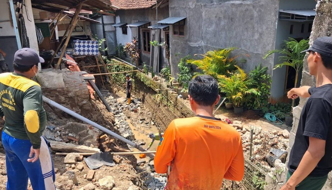 Usai Longsor, Kutosari Kebumen Rawan Banjir