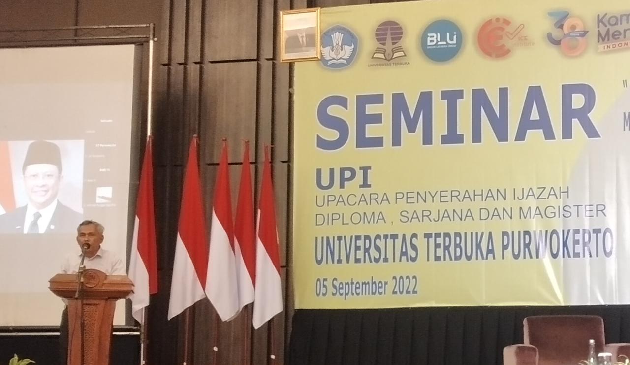 UT Purwokerto Adakan Seminar dan UPI untuk Diploma, Sarjana, dan Magister