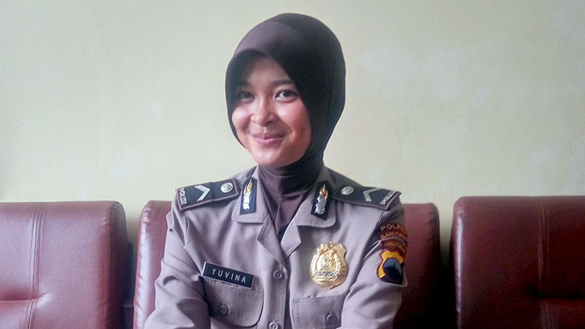 Bripda Cantik Yuvina Lusiana Dewi dari Polres Banyumas Ini Masuk 20 Besar Senior Official Meeting on Transnati