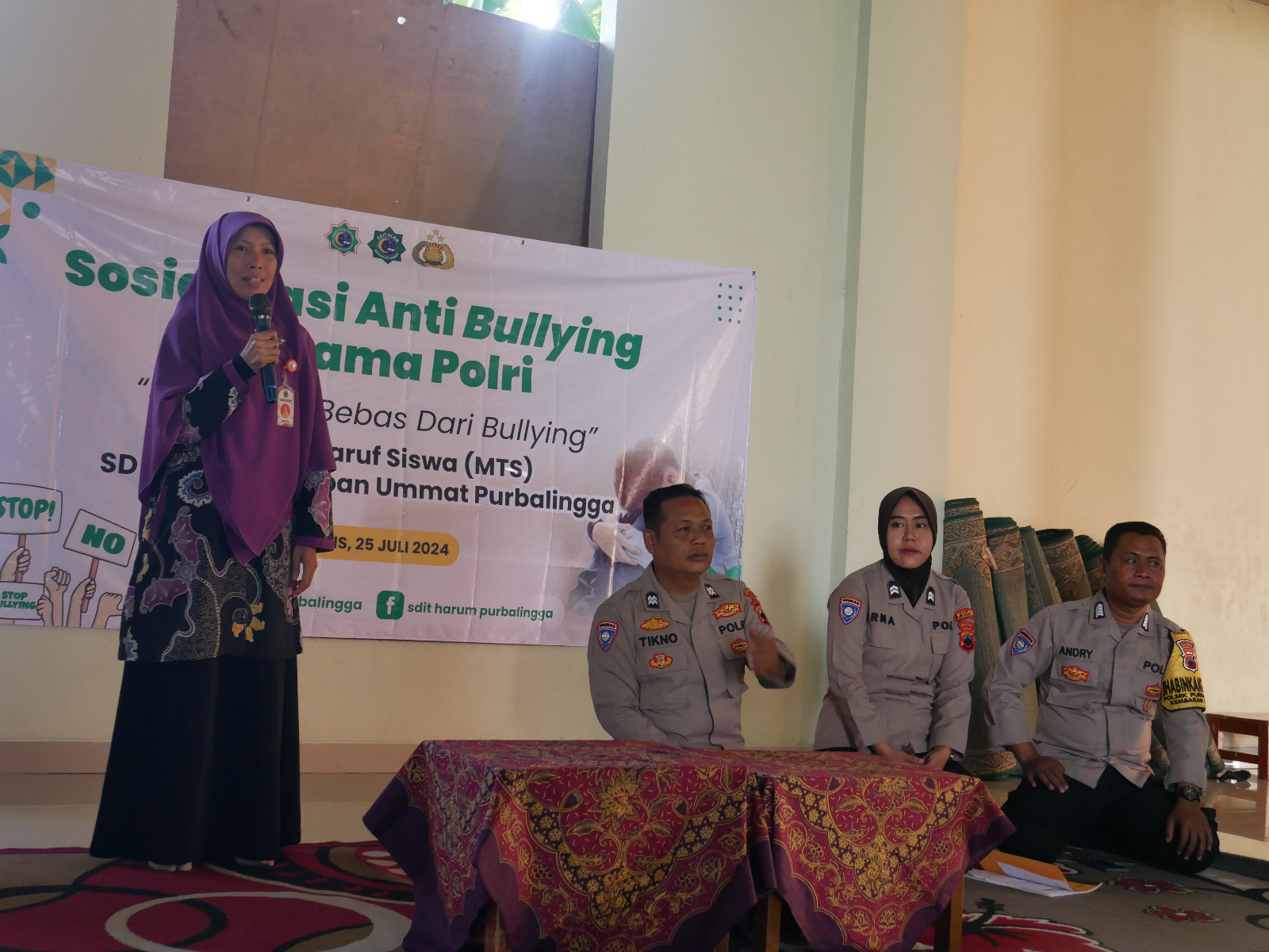 700 Siswa SDIT Harapan Ummat Ikuti Sosialisasi Anti Bullying