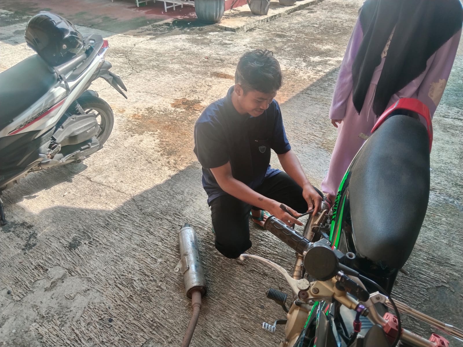 Ciptakan Wilayah Zero Knalpot Brong, Polsek Karanganyar Gencarkan Razia