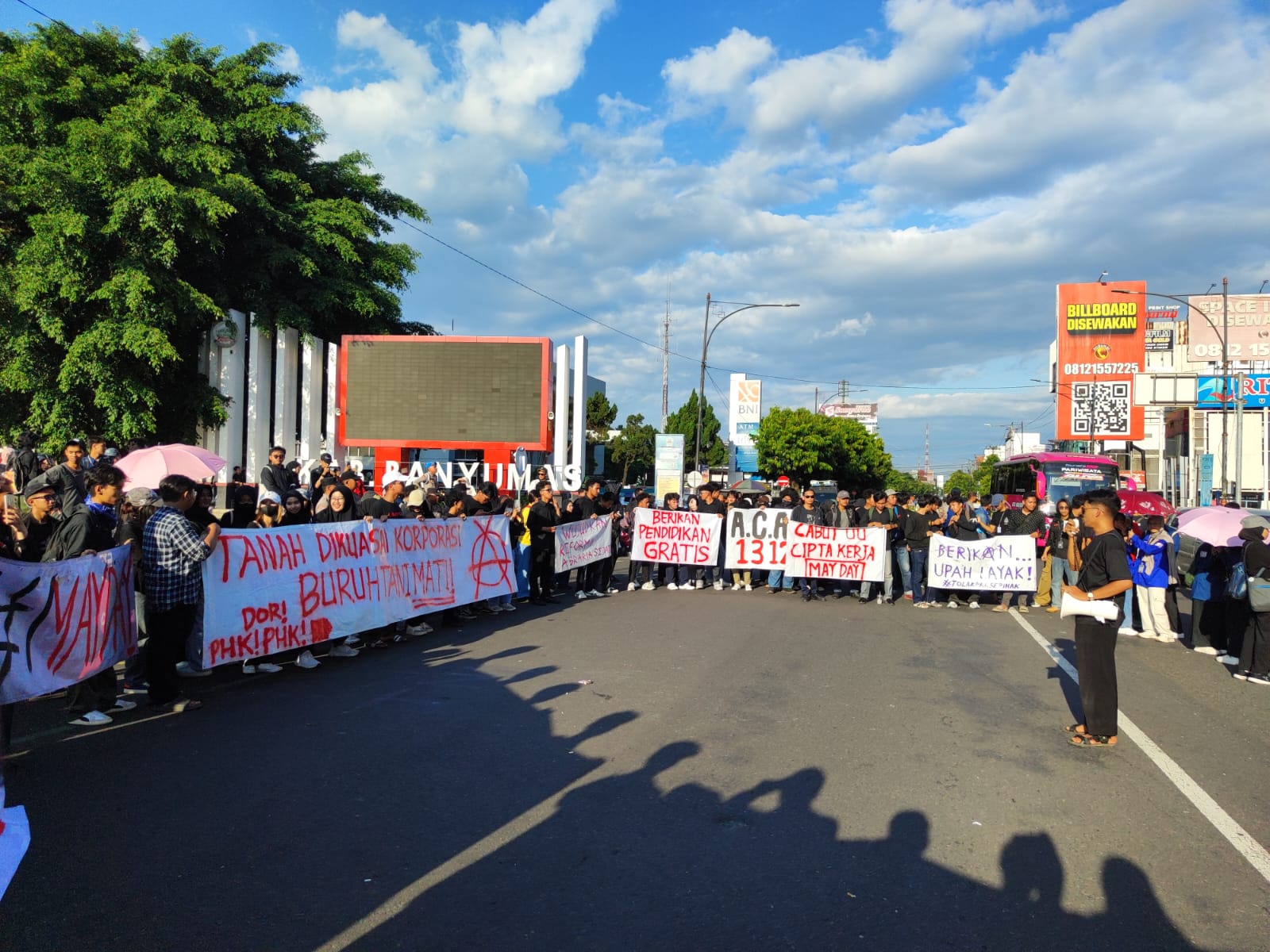 Mahasiswa Purwokerto Gelar Aksi May Day, Suarakan Isu Buruh