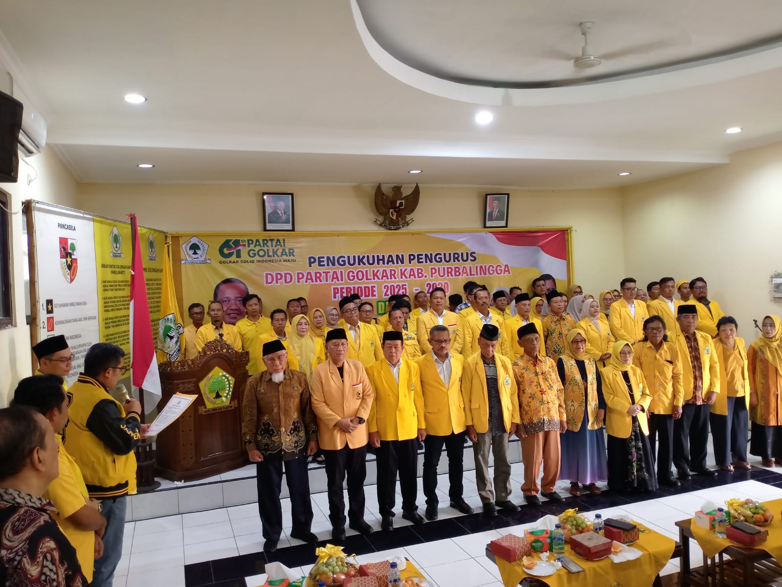 Baru Dikukuhkan, Golkar Purbalingga Target Naik dari 6 ke 10 Kursi DPRD