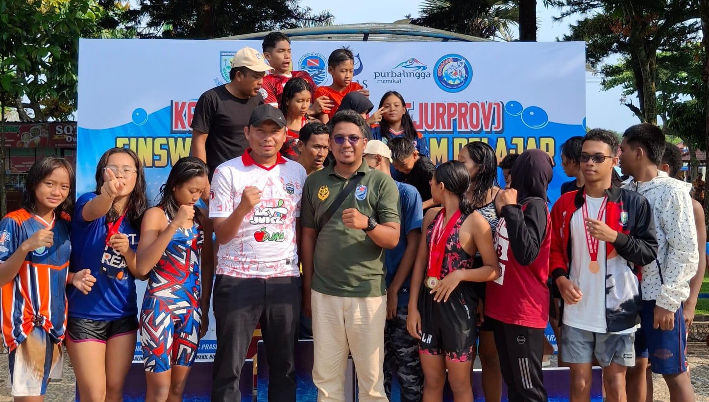 Purbalingga Raih Peringkat Lima Kejurprov Finswiming 2025 