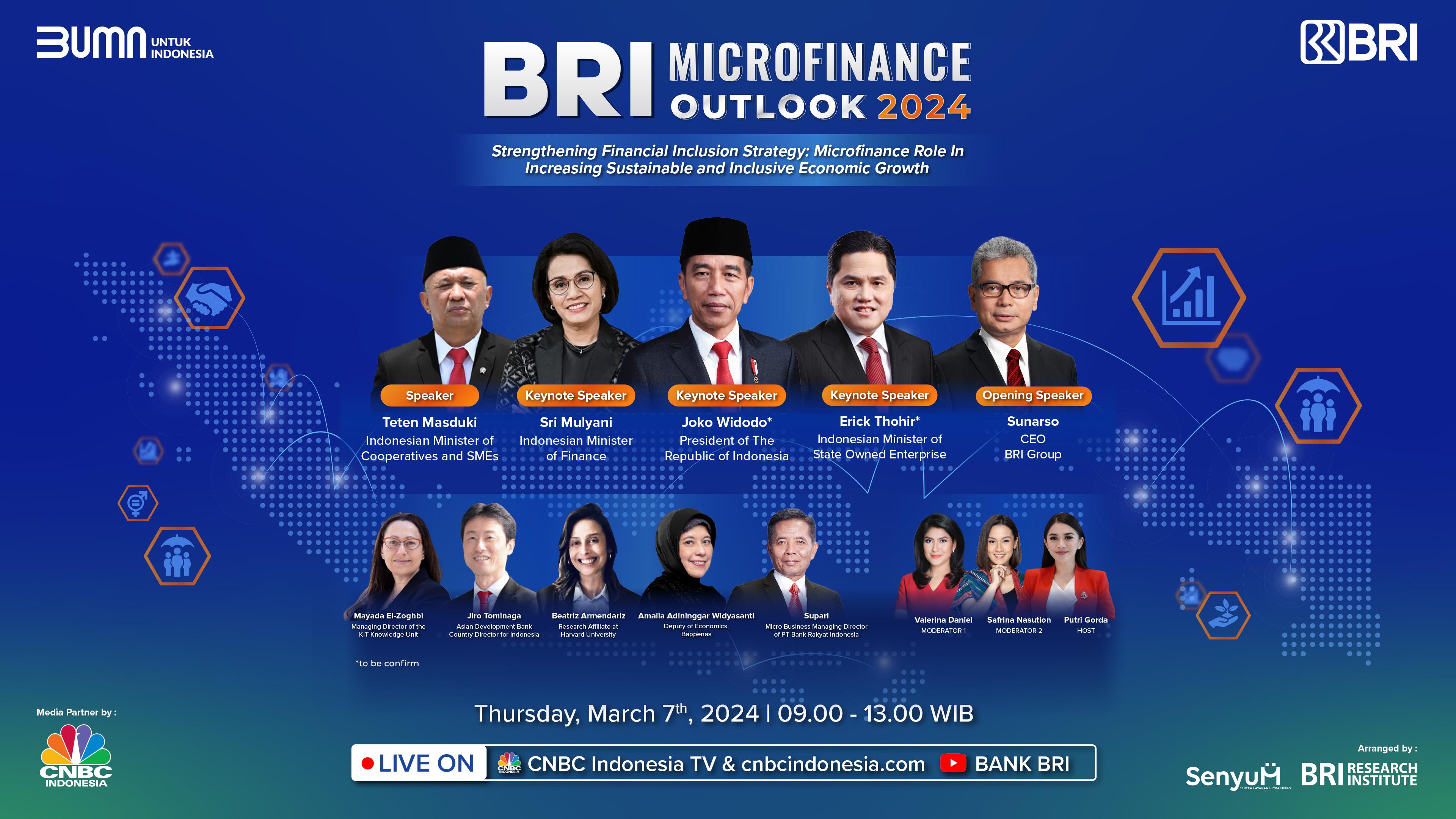 BRI Microfinance Outlook 2024 Angkat Strategi Memperkuat Inklusi Keuangan Pertumbuhan Ekonomi Berkelanjutan