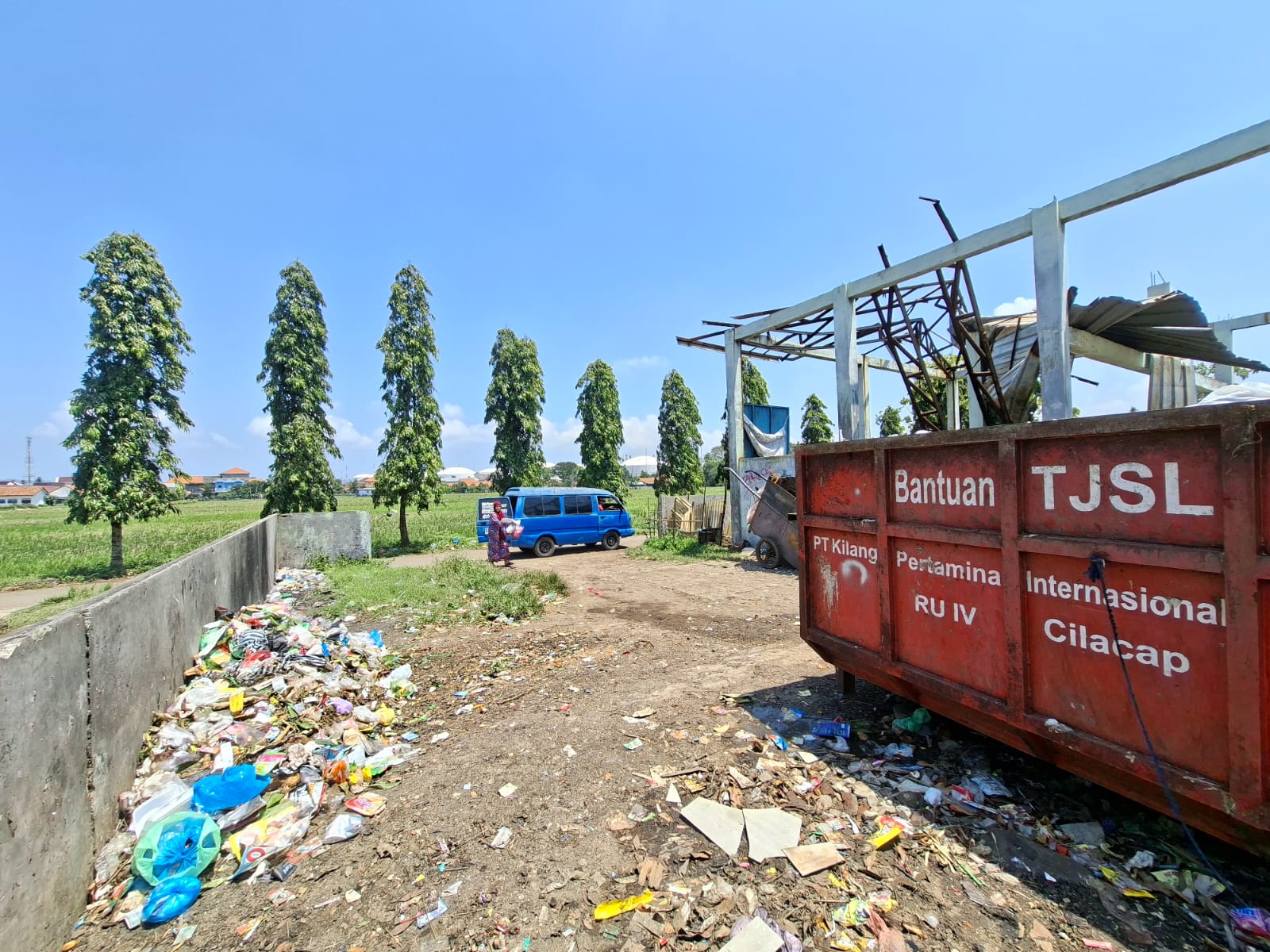 Sampah Menggunung di TPS Thamrin Dikeluhkan Warga, DLH Cilacap Upayakan Solusi Sementara
