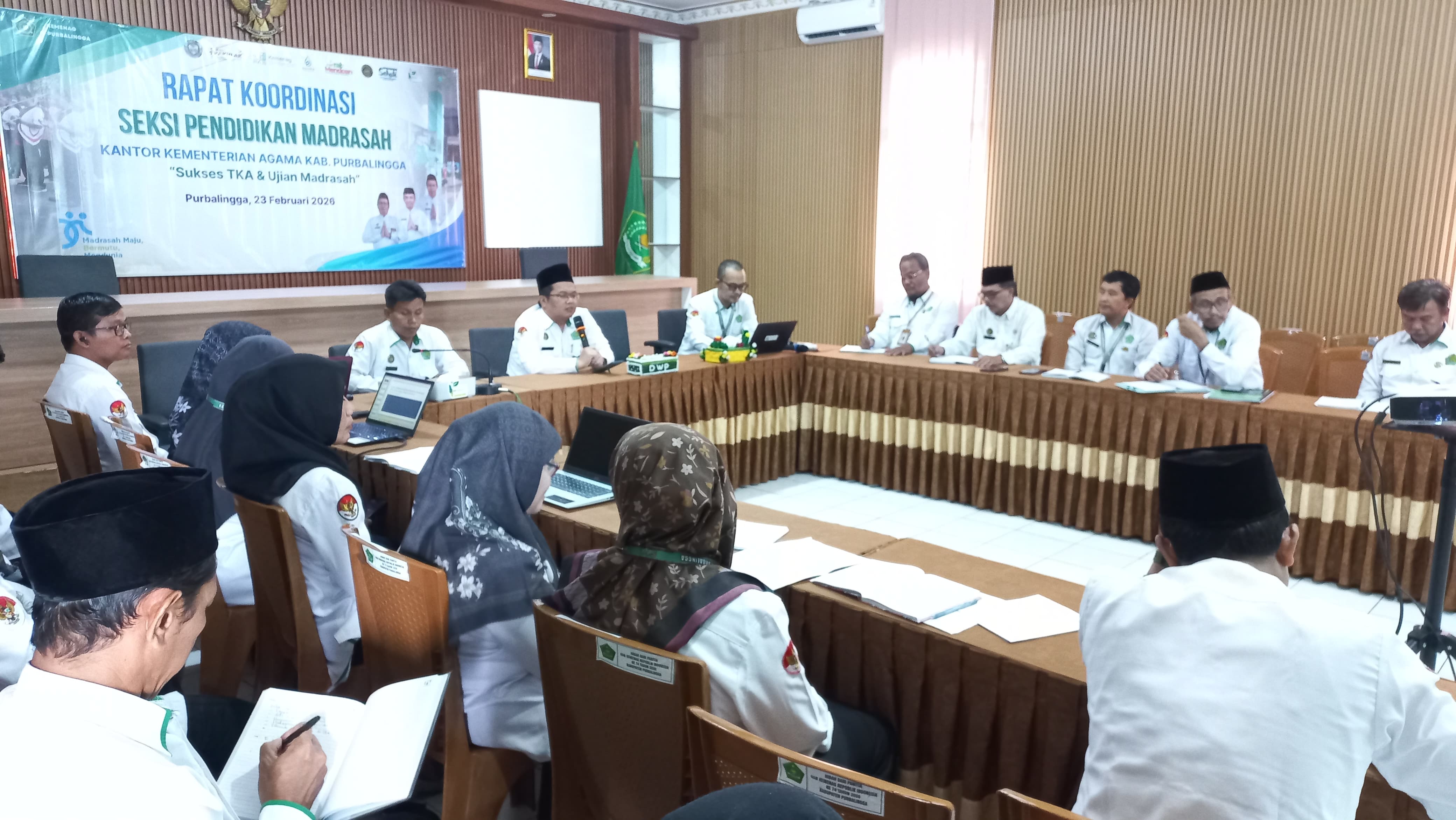 Jelang TKA dan Ujian Madrasah, Kemenag Purbalingga Tekankan Integritas