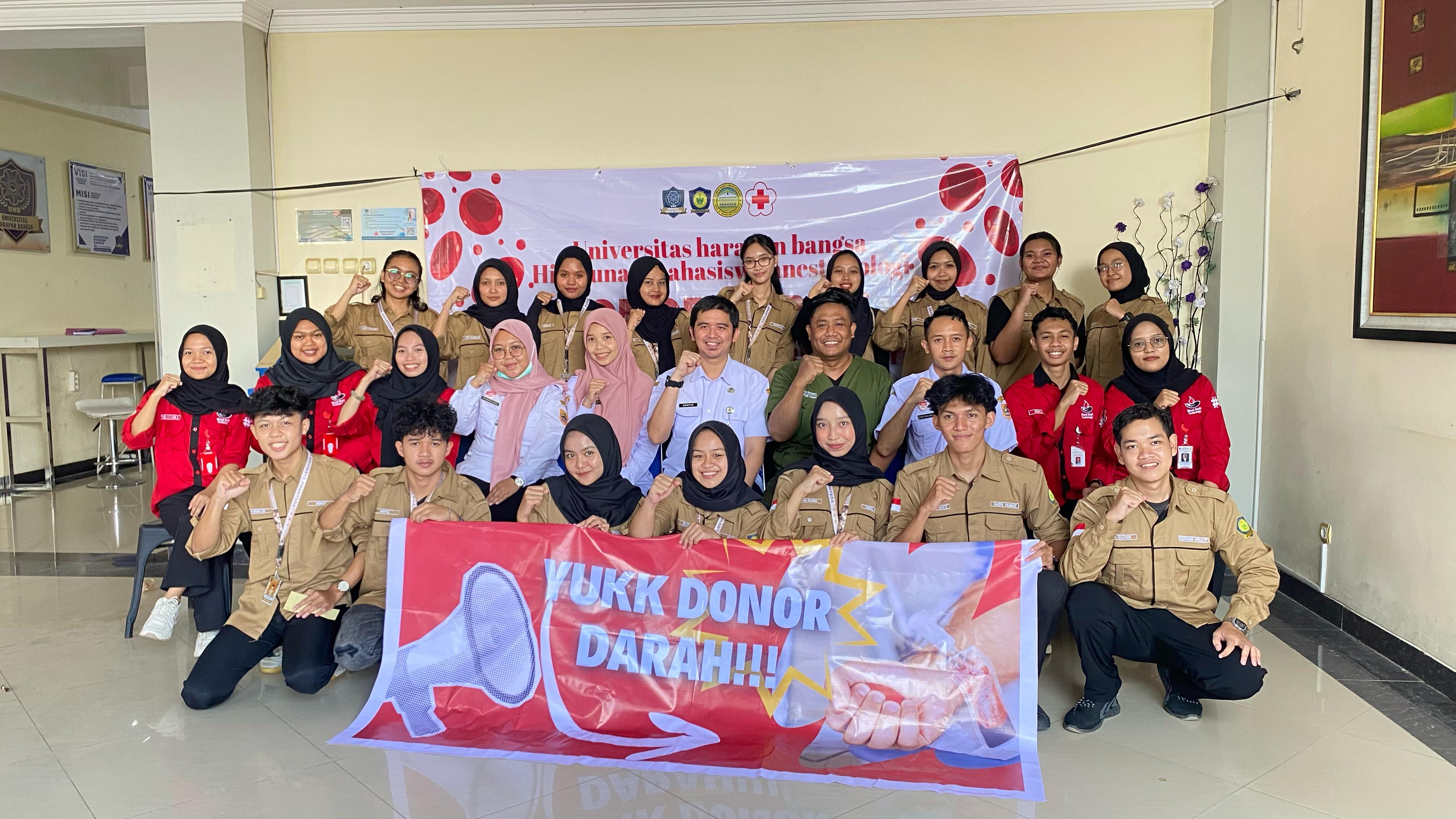 Himanes UHB Sukses Kumpulkan 60 Kantong Darah dalam Aksi Donor di Kampus