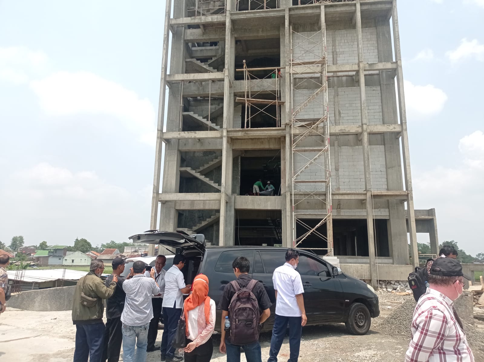 Masih Dalam Pembangunan, Hotel Baru di Jalan Bung Karno Purwokerto Disita