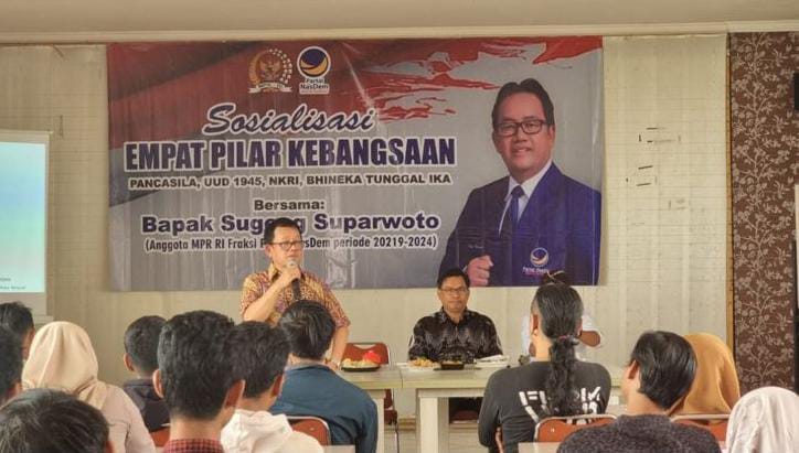 Pupuk Nasionalisme Masyarakat Banyumas, Sugeng Suparwoto Sosialisasikan 4 Pilar