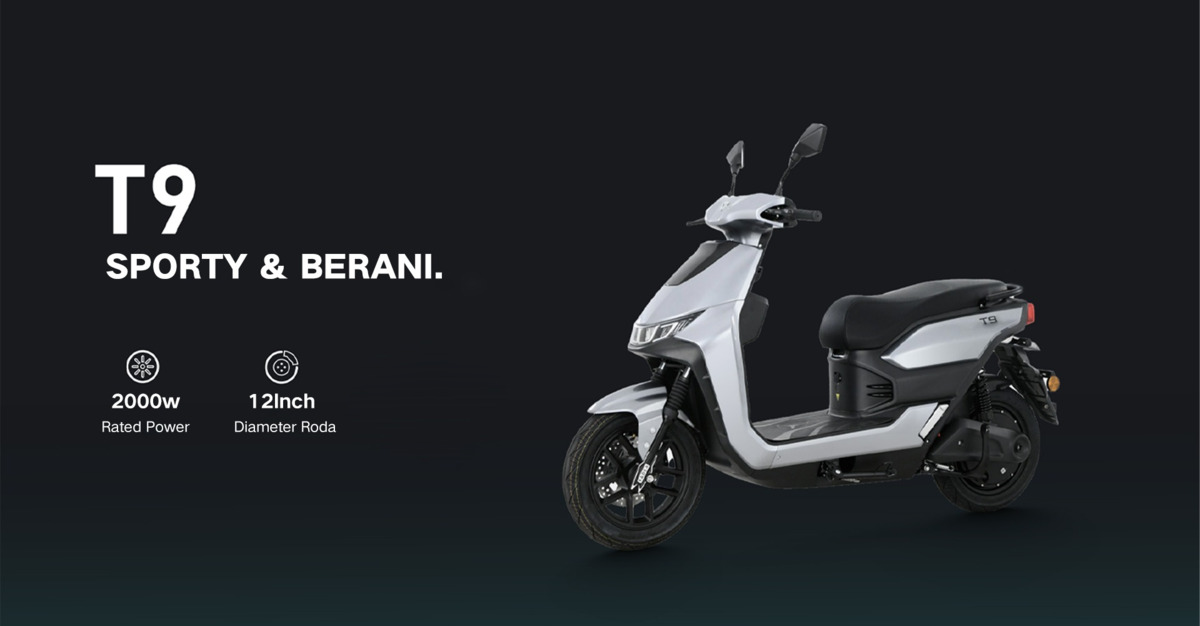 Sekali Pengecasan Bisa Tempuh 100 Km, Ini Dia Motor Listrik Yadea T9