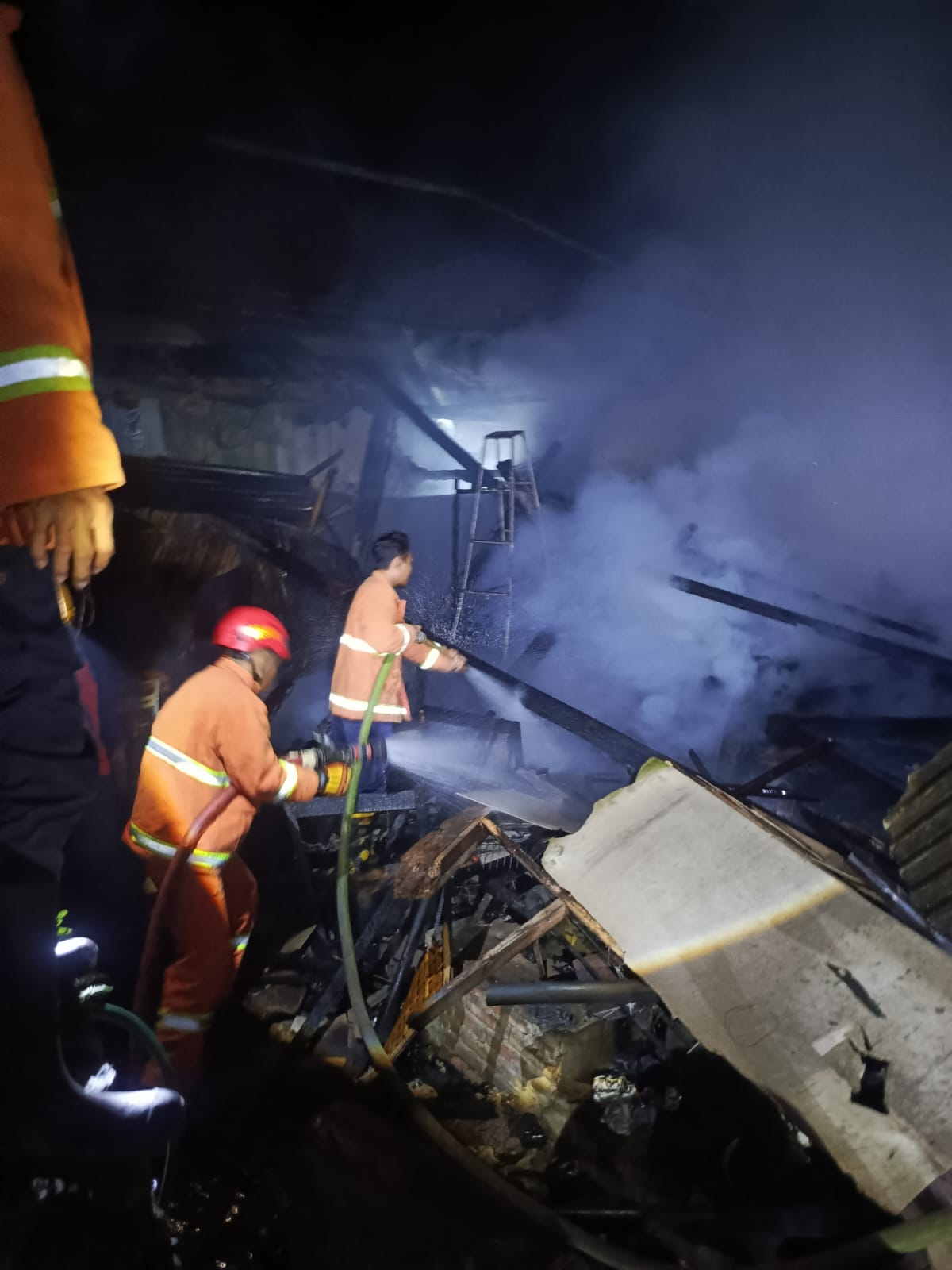 Rumah Warga Kalisari Banyumas Terbakar, Diduga Akibat Korsleting Listrik