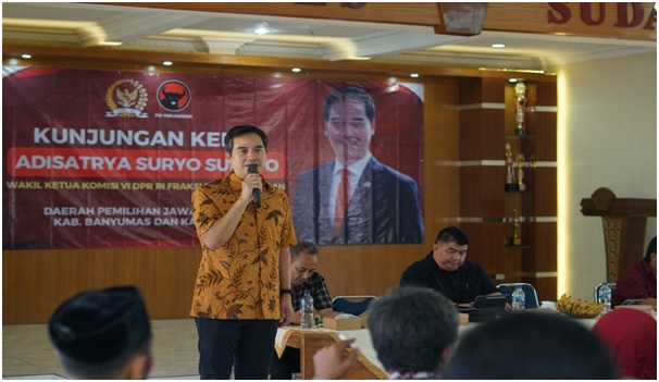 Anggota DPR RI Adisatrya Suryo Sulisto Terima Aspirasi Paguyuban Pedagang Pasar se-Banyumas