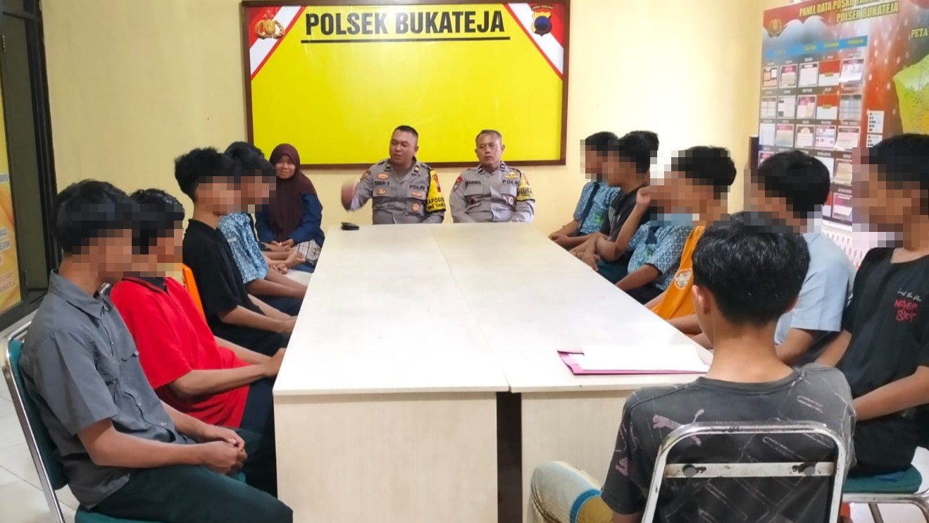 Hendak Tawuran, Belasan Pelajar Diamankan Polsek Bukateja