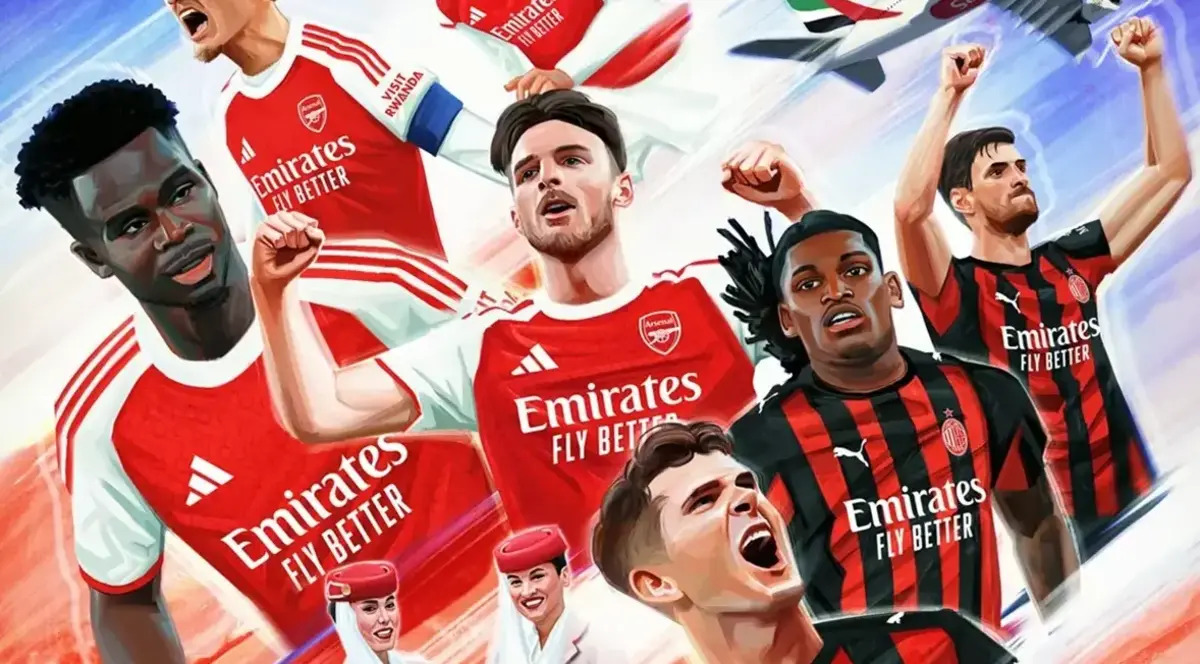 Inilah Susunan Pemain Arsenal Vs AC Milan Saat Ini