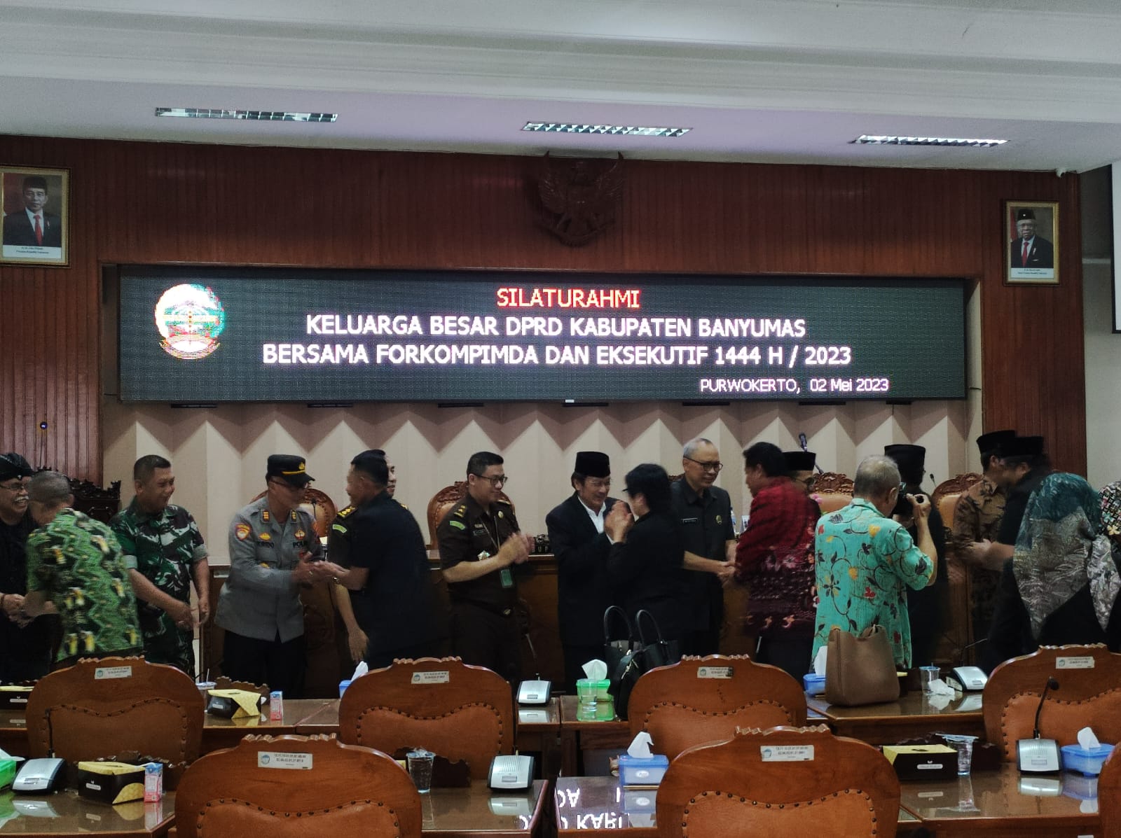 Perkuat Silaturahmi, DPRD Banyumas Gelar Halal Bihalal Bersama Bupati Banyumas dan Forkompimda