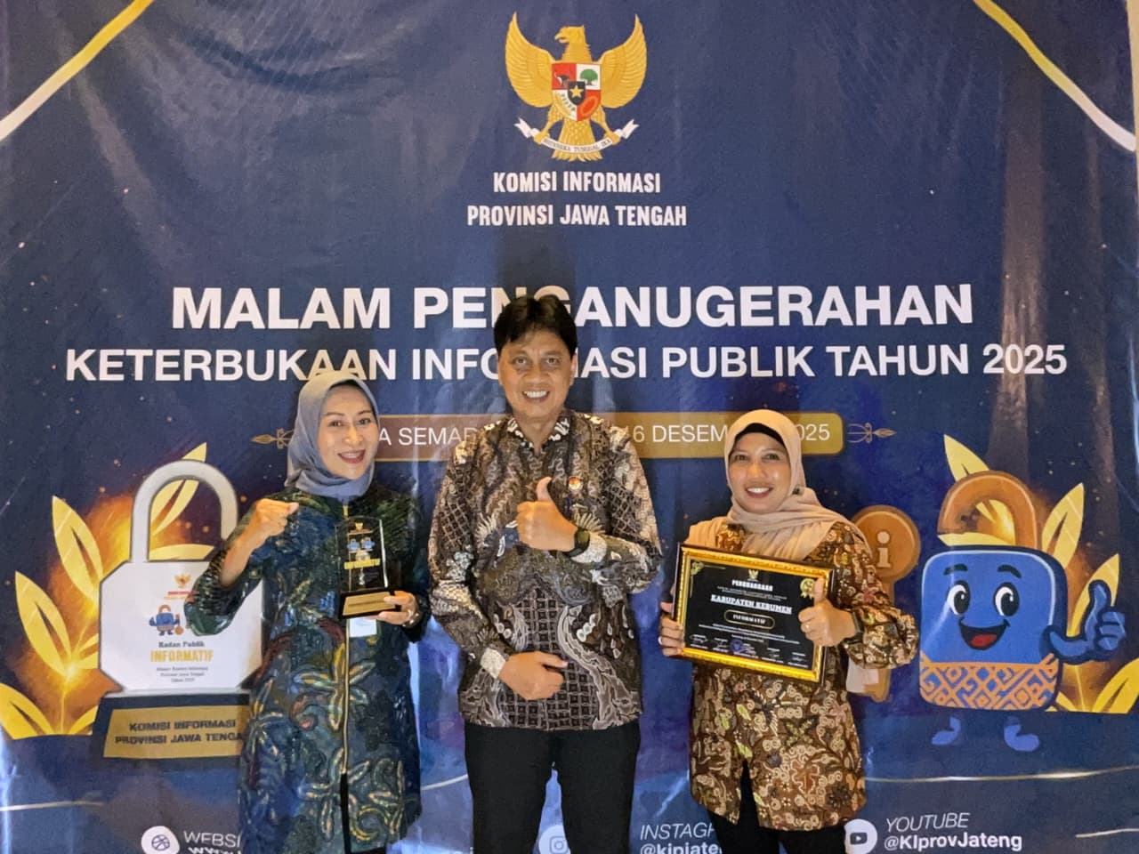 Kebumen Raih Predikat Kabupaten Informatif