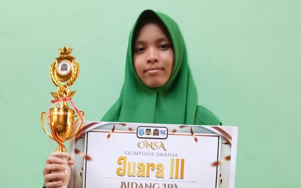 Intan Salma Sabet Juara 3 Olimpiade IPA