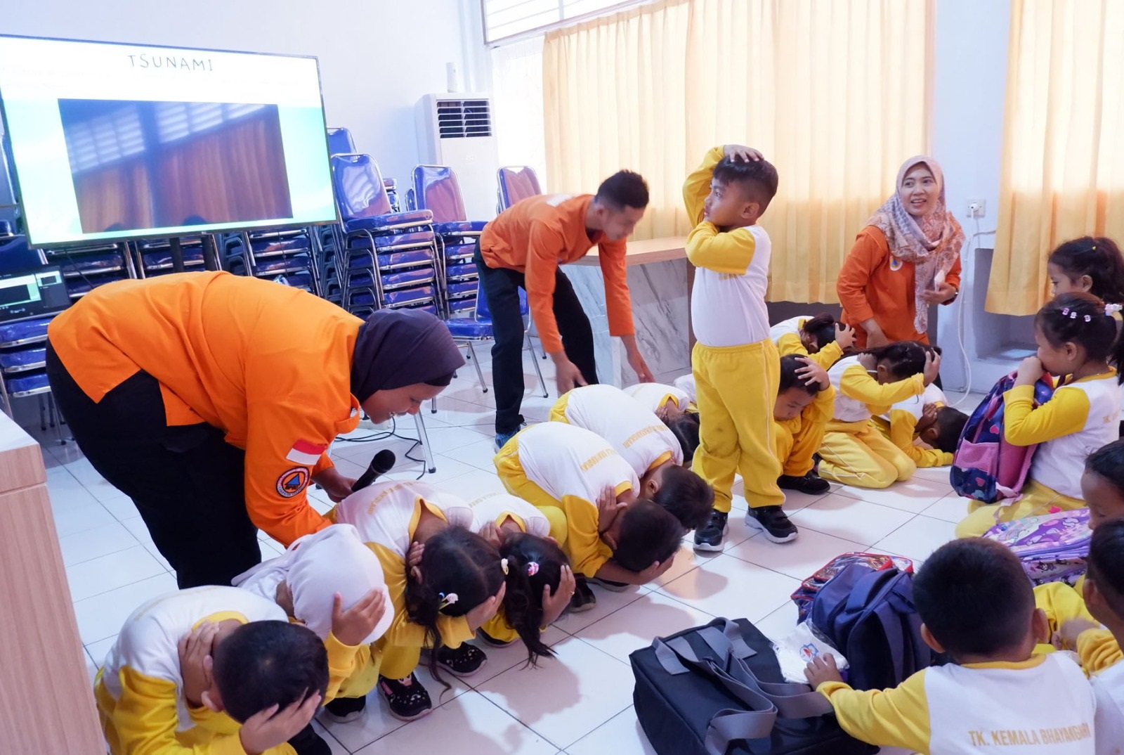 BPBD Ajar Siswa TK Tanggulangi Bencana