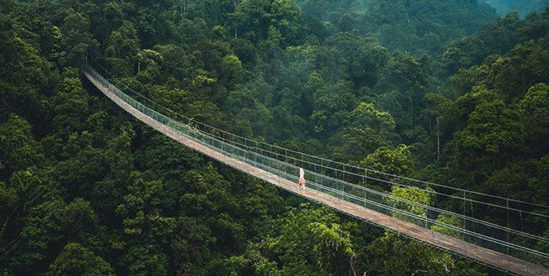 Wisata Jembatan Situ Gunung, Jembatan Gantung Terpanjang Se- Asia Tenggara